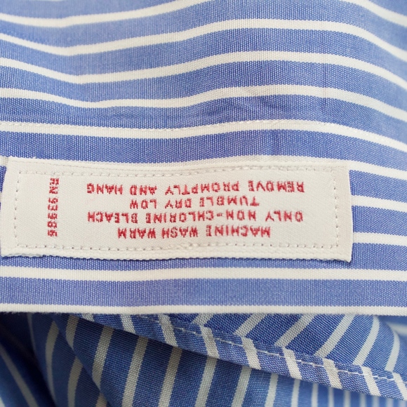 Lot of 2 Brooks Brothers Dress Shirts Sz 16.5 6/7 - Picture 7 of 8